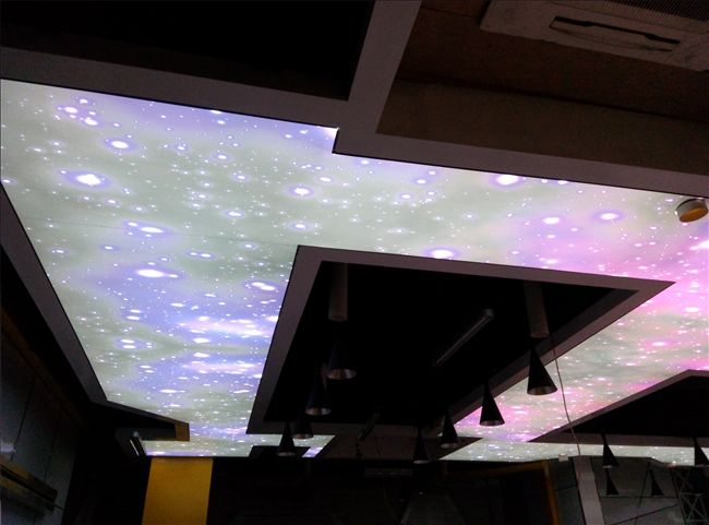 貴州網吧星空噴繪