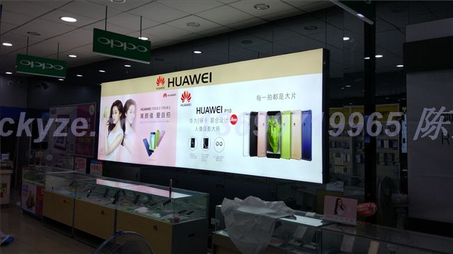 華為燈箱案例
